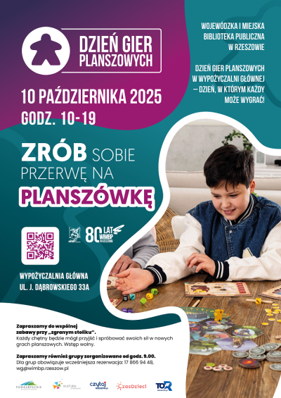 Grafika promująca Dzień Gier Planszowych